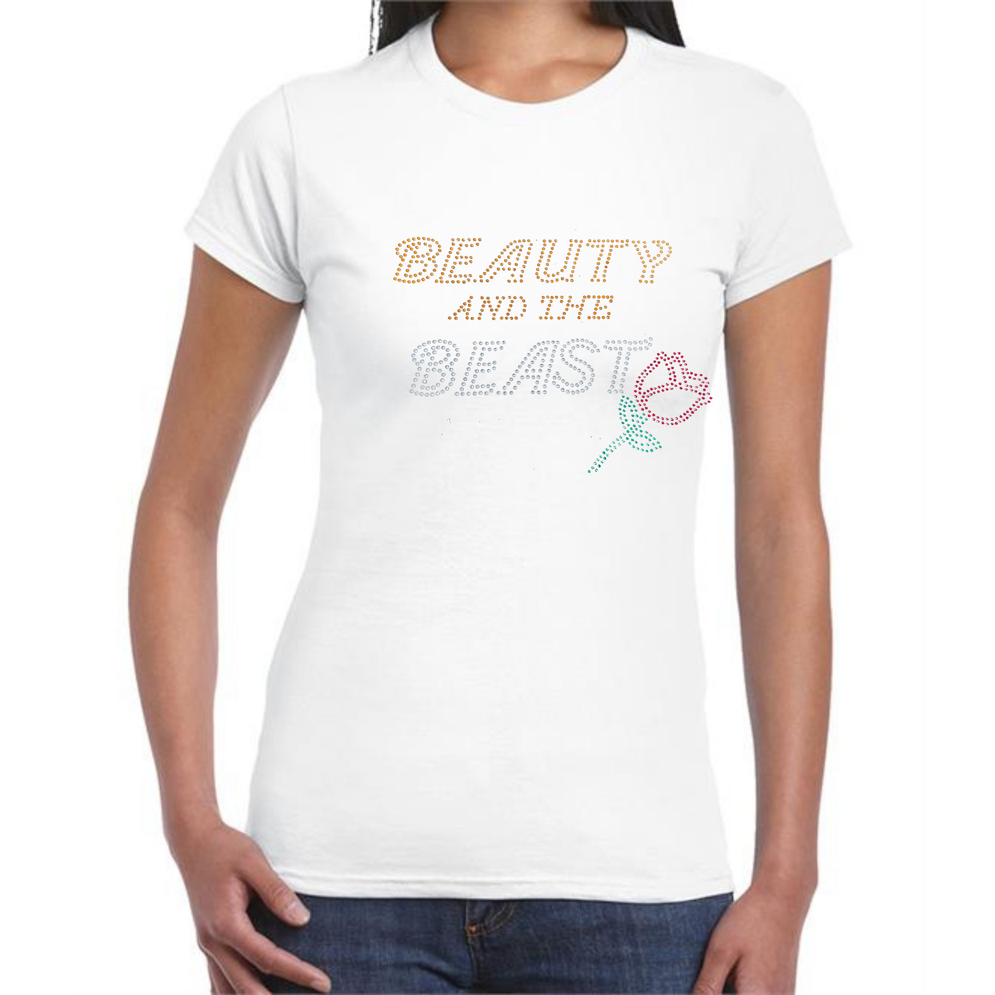 Beauty and the Beast Ladies Fit T shirt
