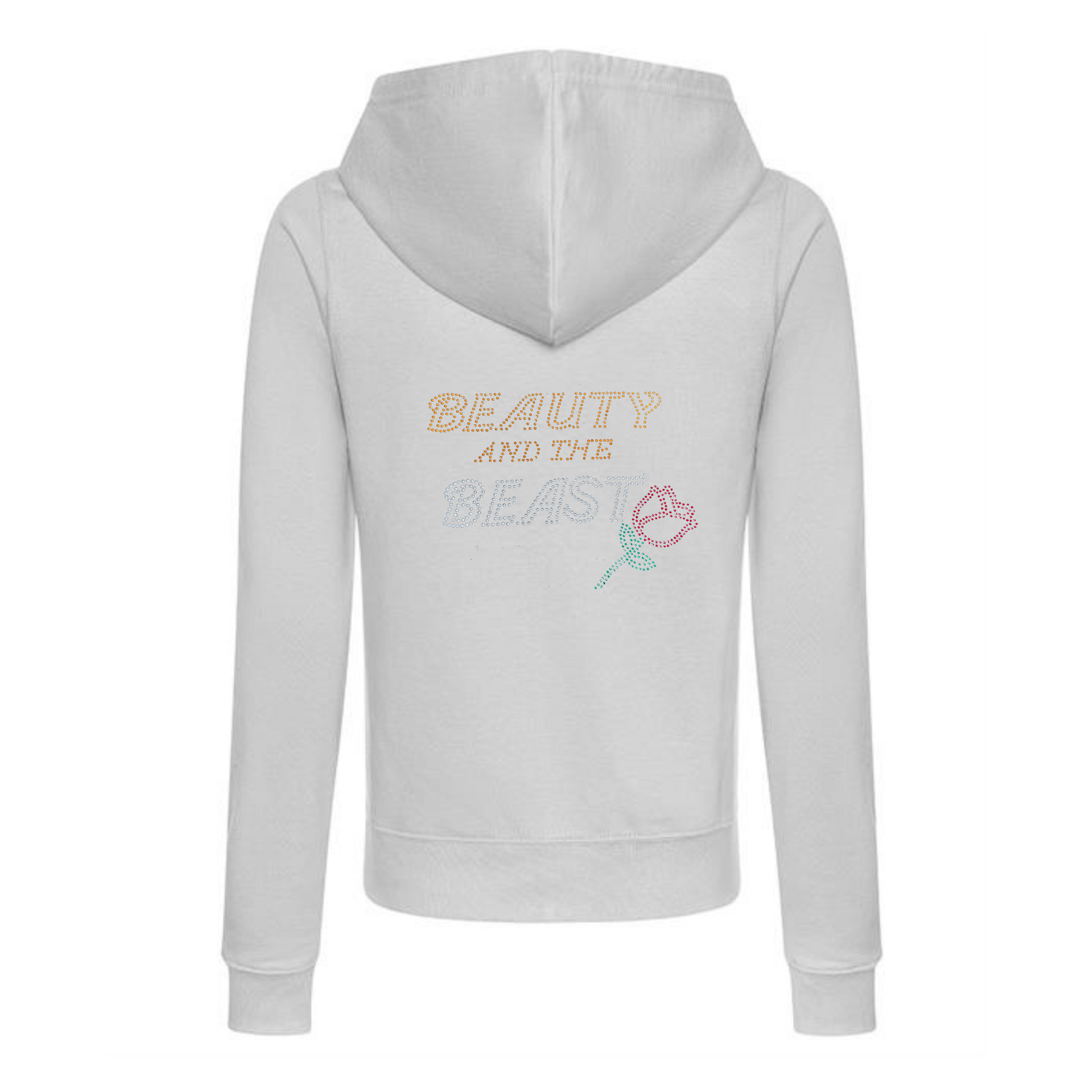 Beauty and the Beast Double design Zipped Hoodie adult