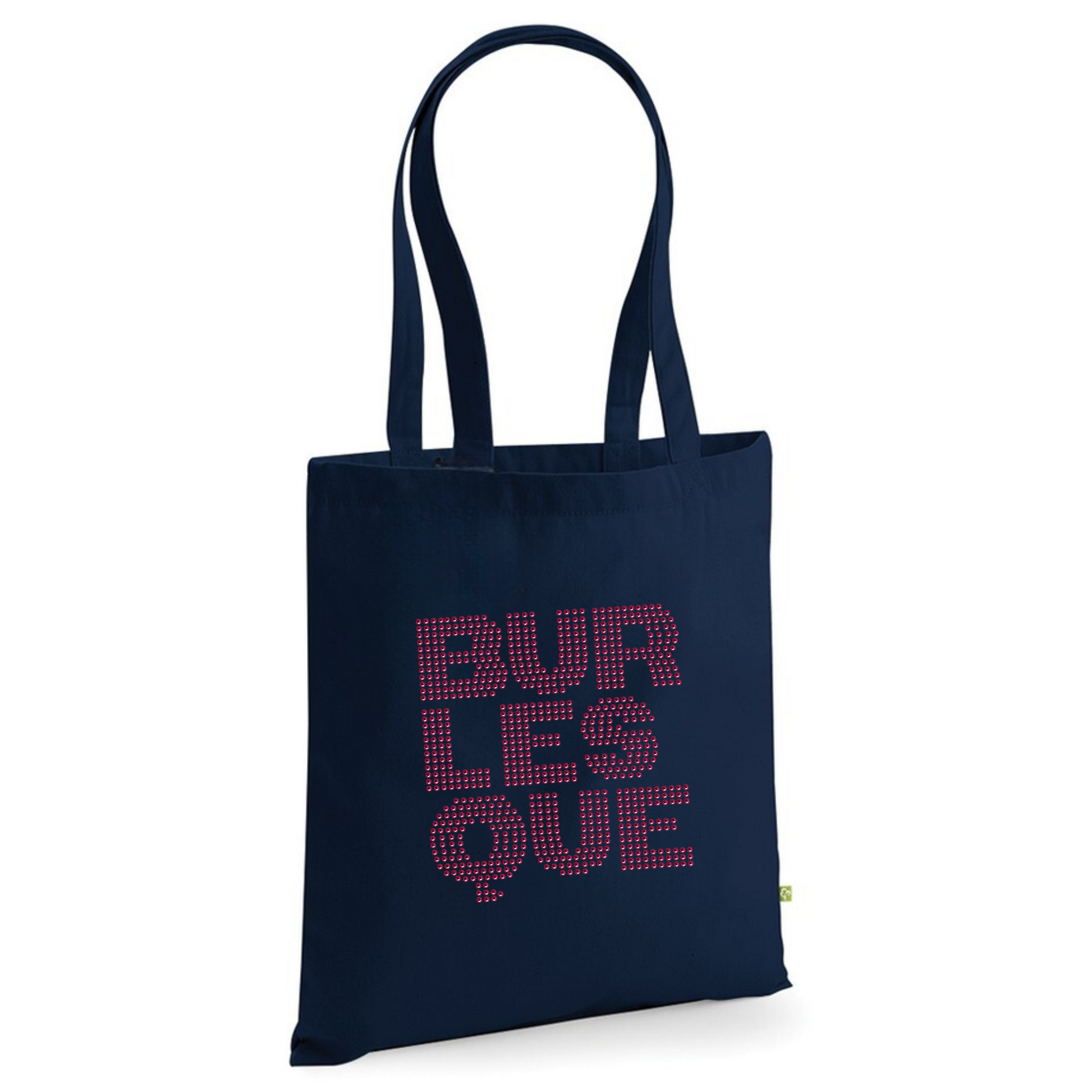 Burlesque musical, theatre tote bag, bag with logo