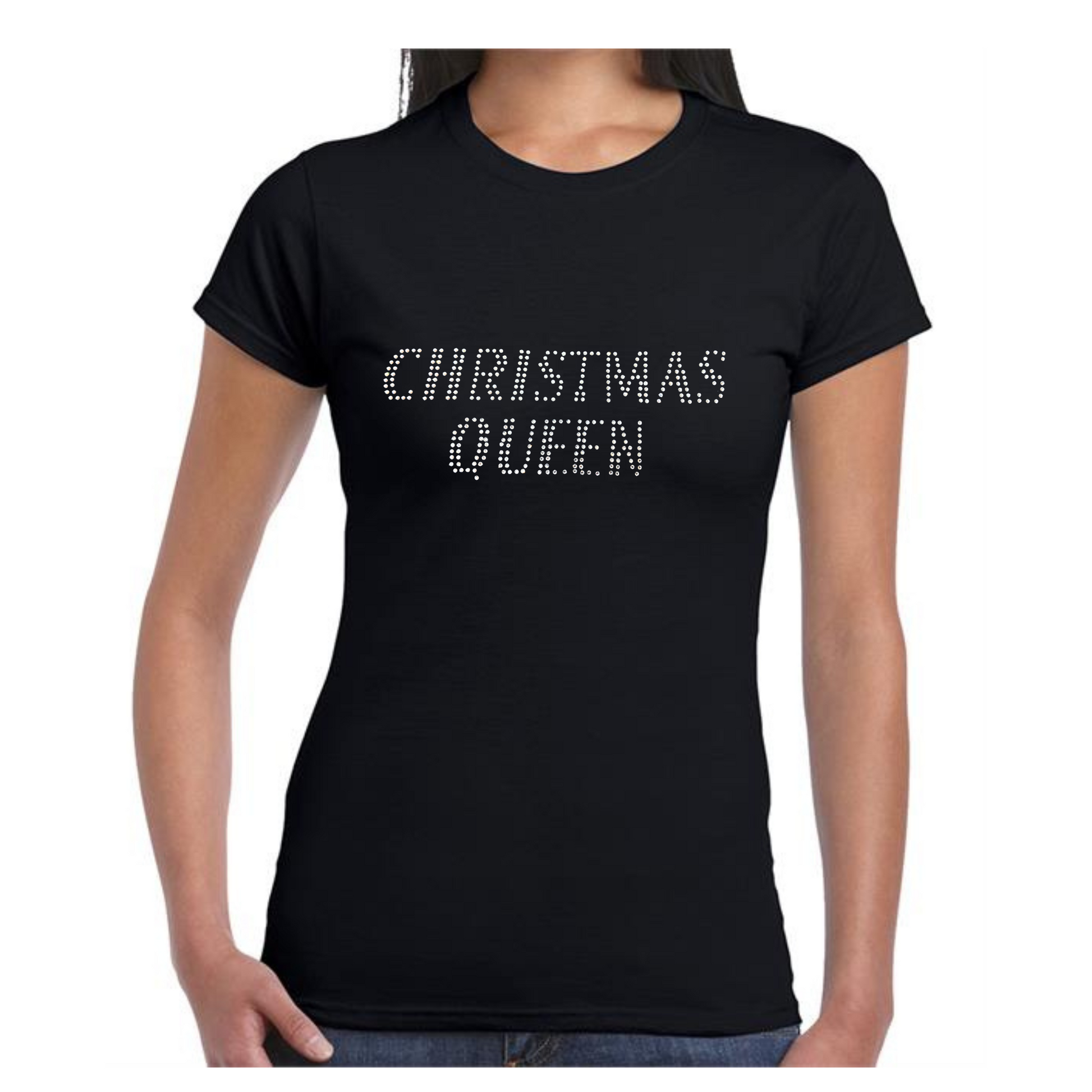 Christmas Queen Christmas Ladies Fit T Shirt