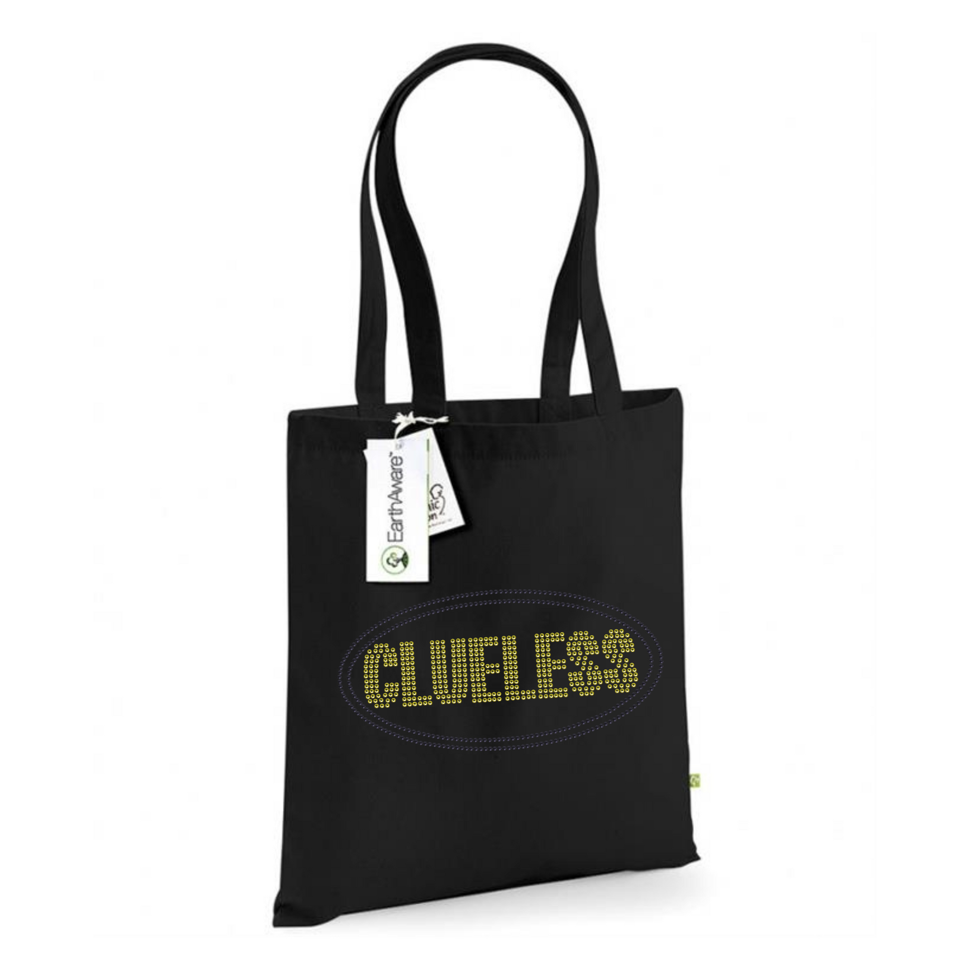 Clueless merch, cotton tote bag with bling sparkling design, perfect for ticket reveals