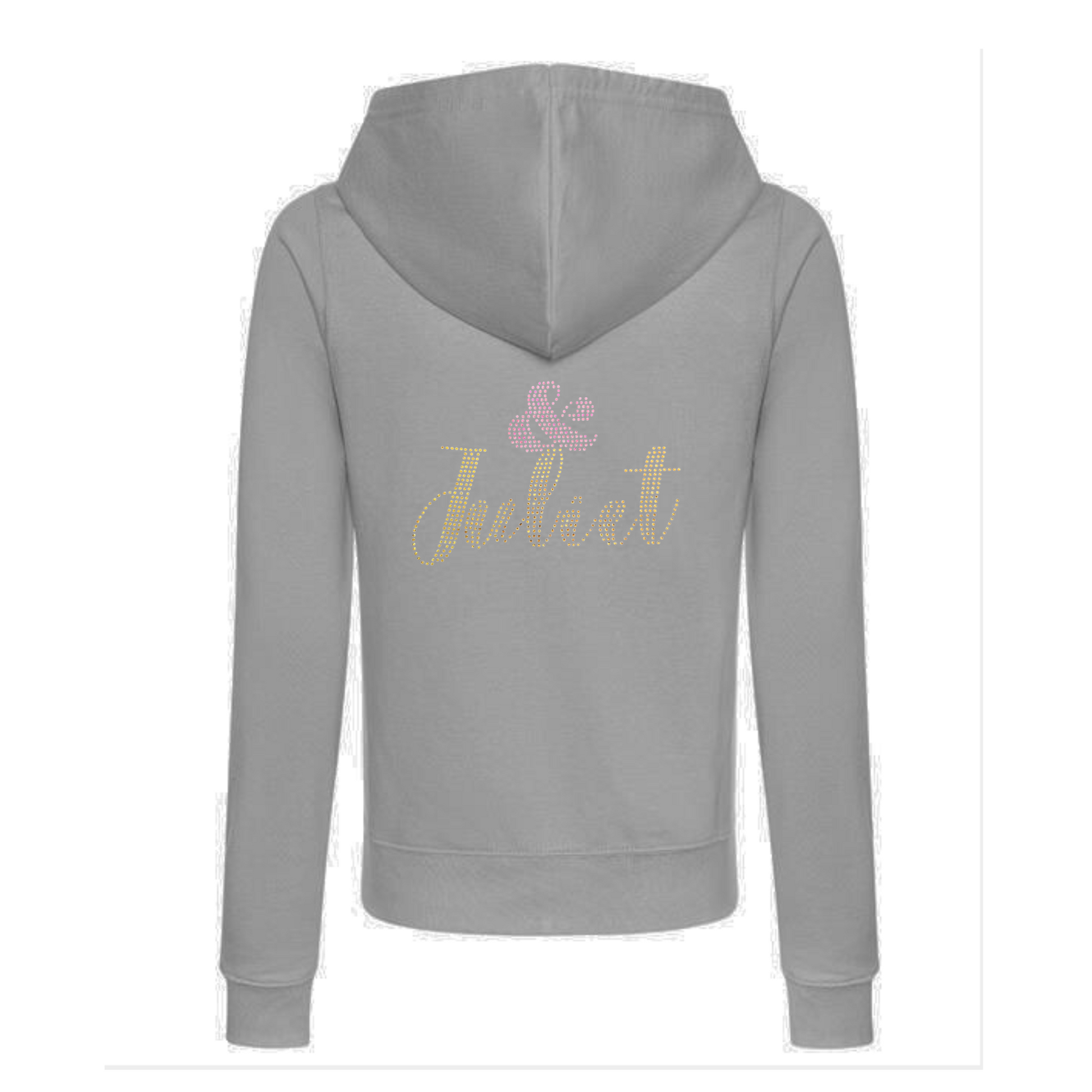 &Juliet musical Ladies Zipped Hoodie