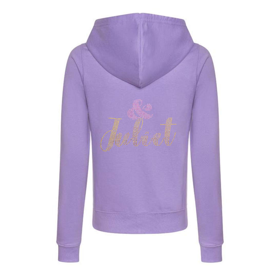 &Juliet Broadway musical double design zipped hoodie