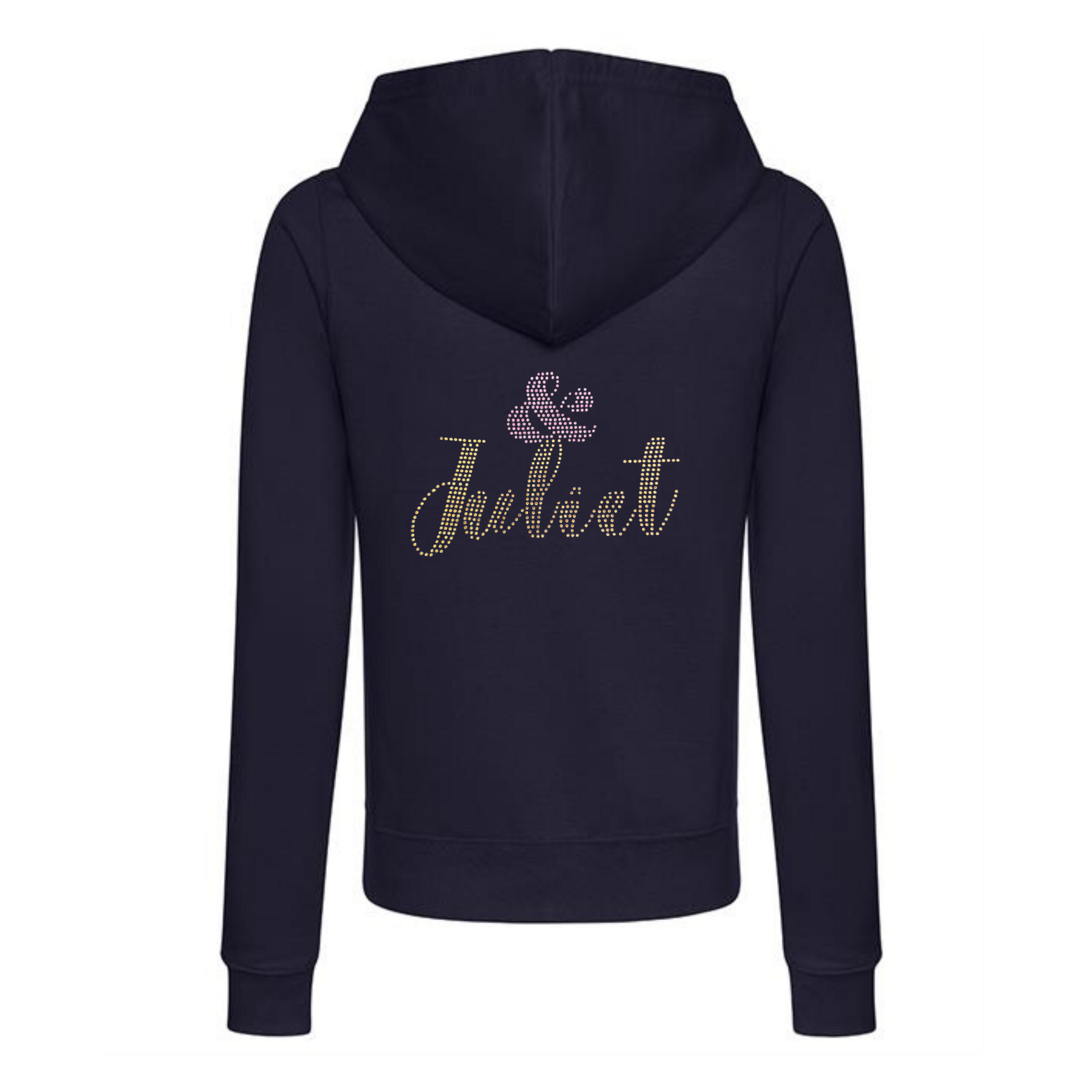 &Juliet Broadway musical double design zipped hoodie
