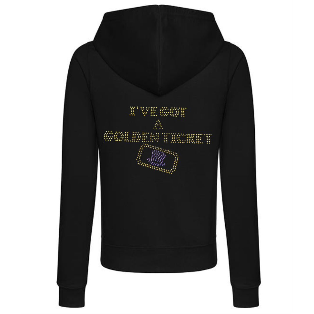 Charlie and the Chocolate Factory the musical Zipped Hoodie Adult