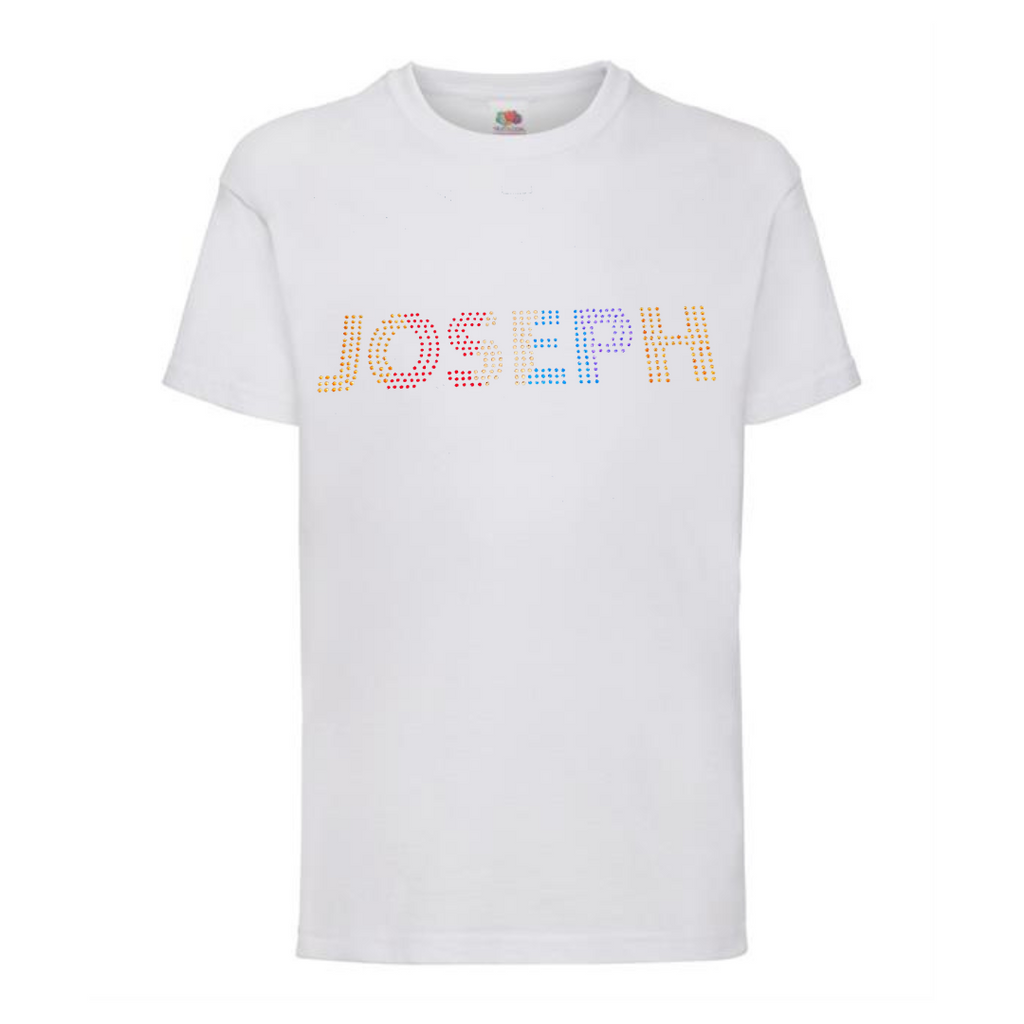 Joseph and the Amazing Technicolor Dreamcoat the musical children's T shirt