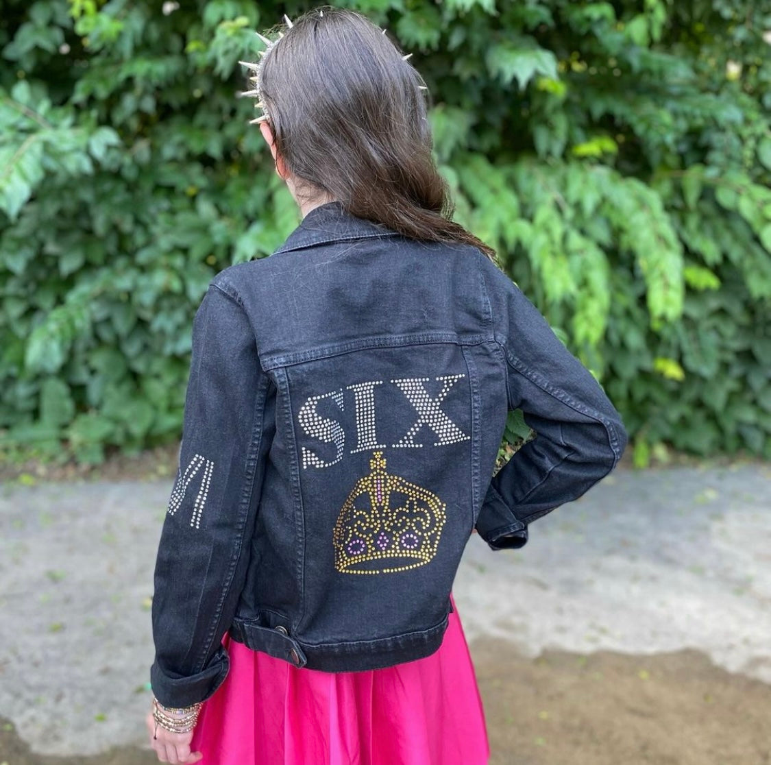 Six the musical denim jacket