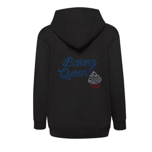 Baking Queen Children's Zipped Hoodie