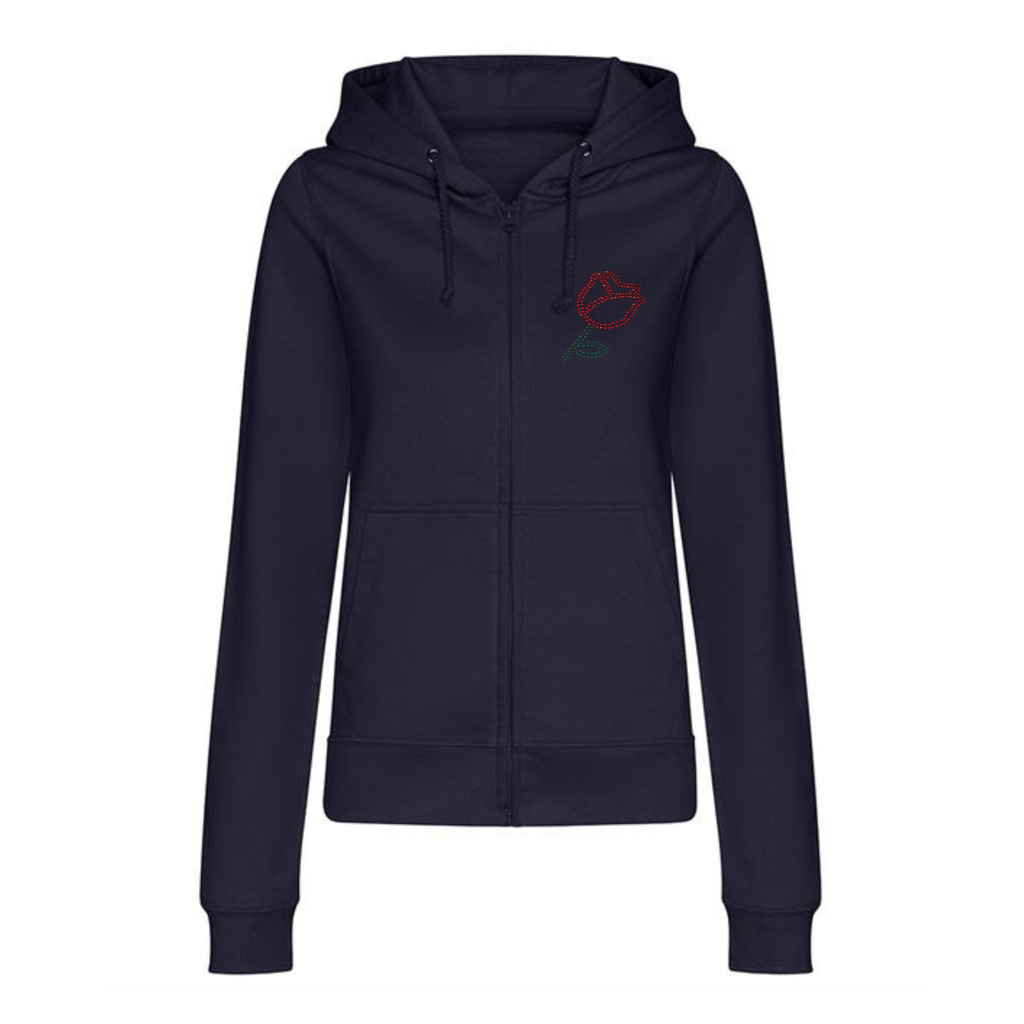 Beauty and the Beast Double design Zipped Hoodie adult