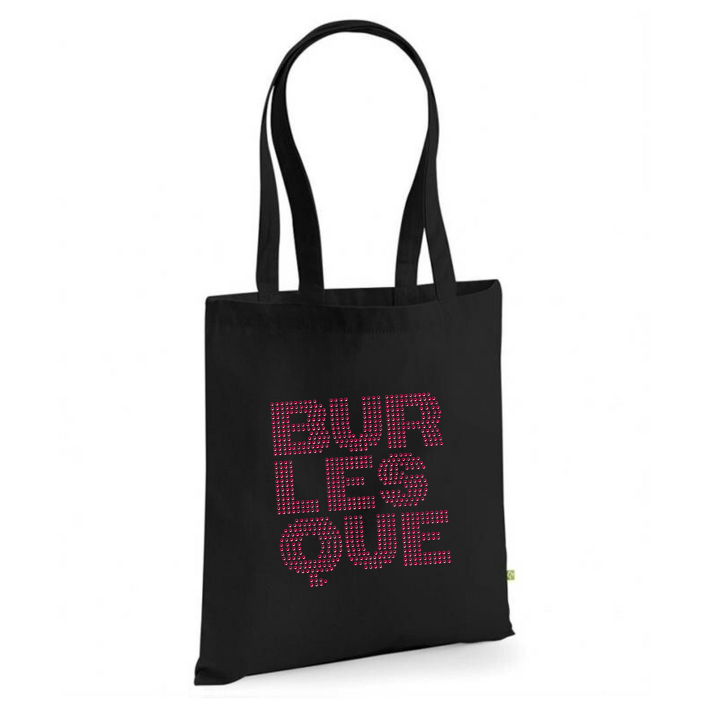 Burlesque musical, theatre tote bag, bag with logo