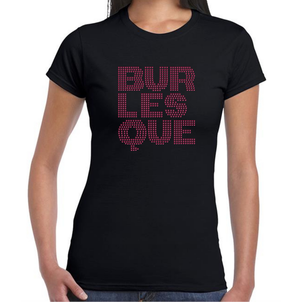 Burlesque Musical shirt with logo, theatre shirt for women