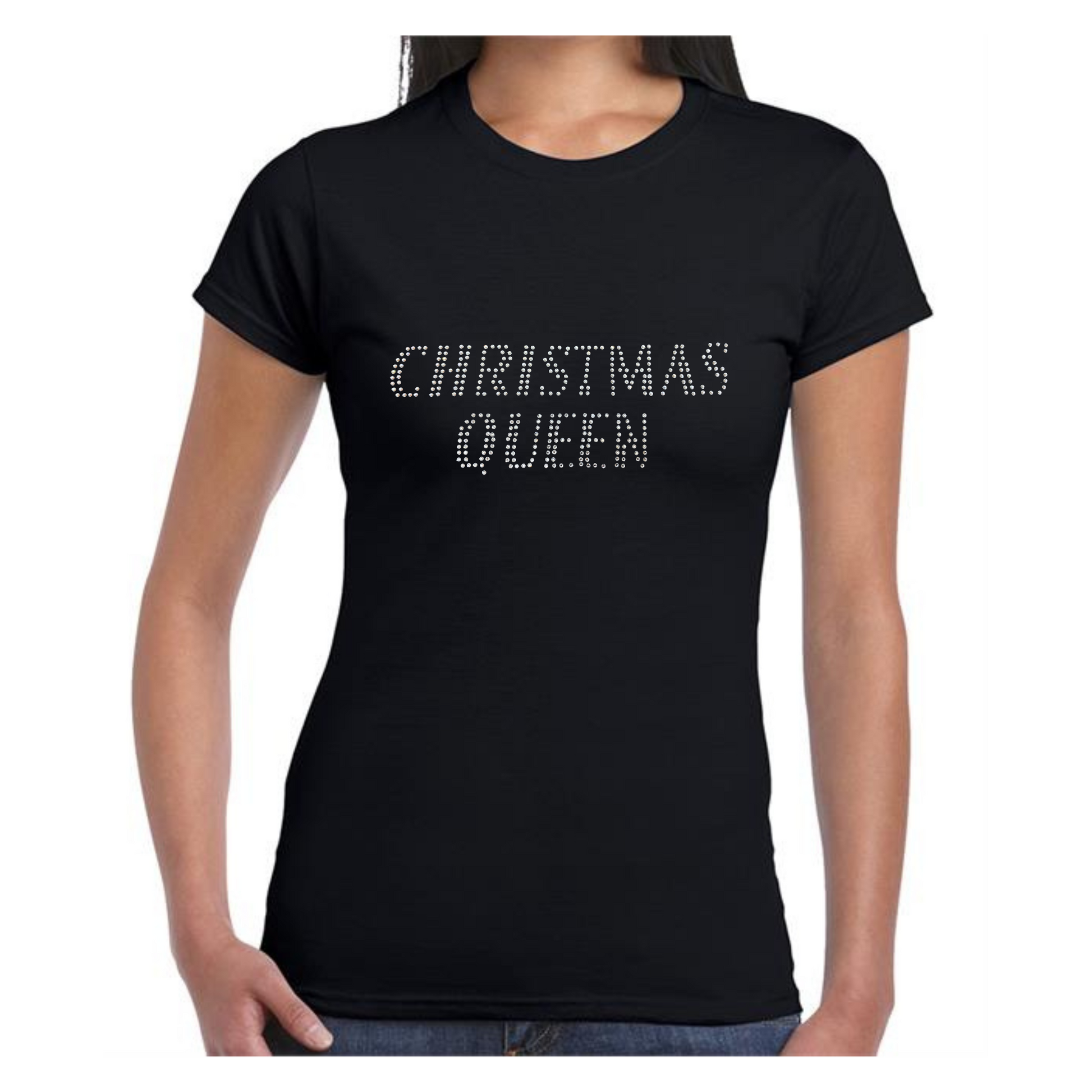 Christmas Queen Christmas Ladies Fit T Shirt