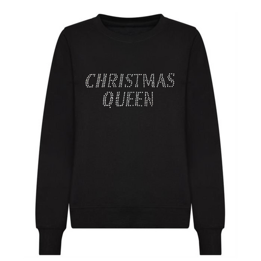 SIXMAS Christmas adult sweatshirt Jumper Bling it On