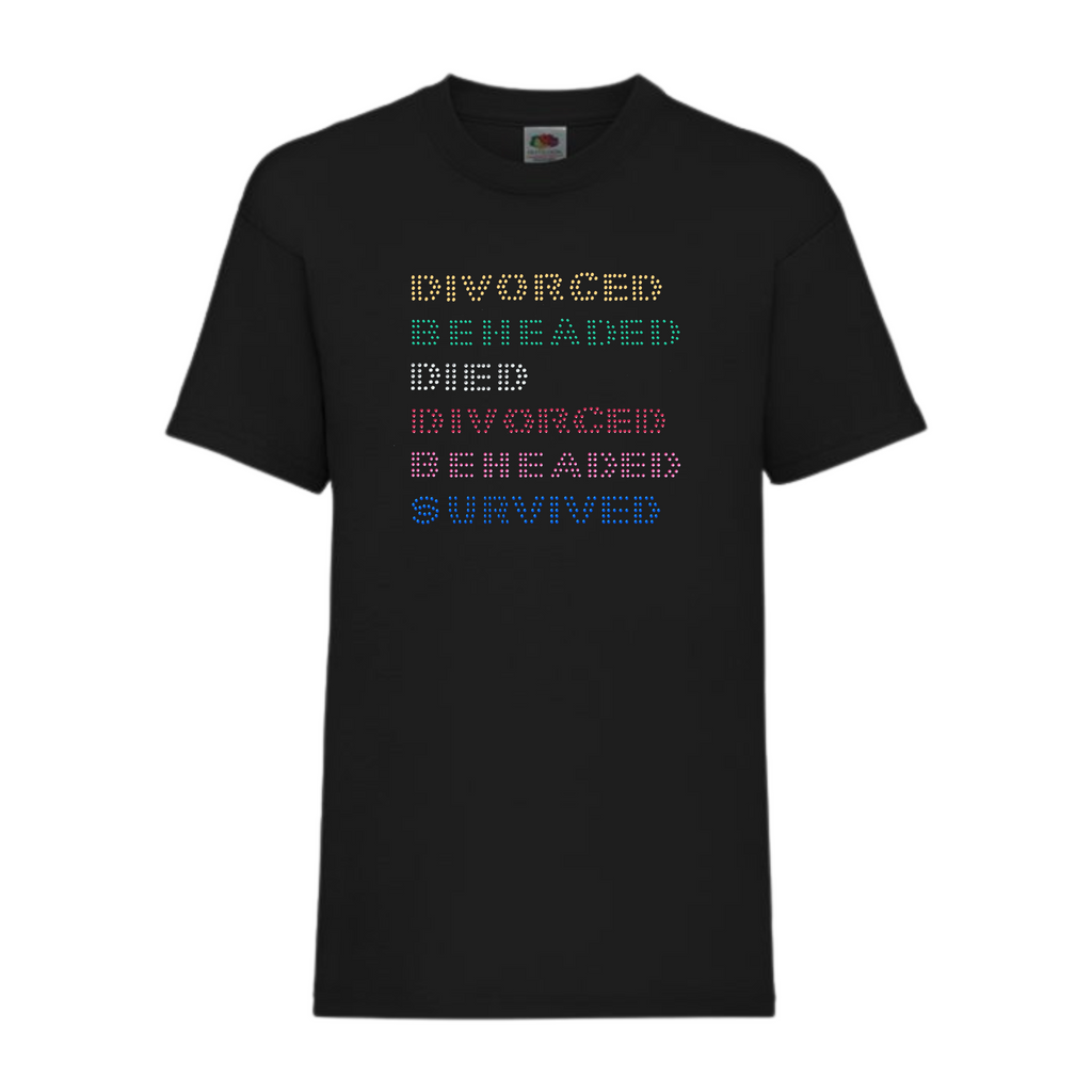 Six Divorced Beheaded Survived T-shirt Children's