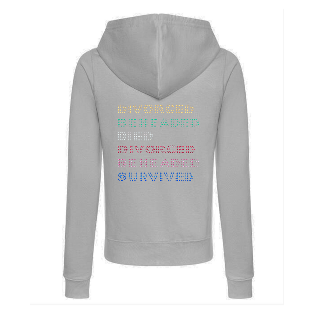 Six Divorced Beheaded Survived Zipped Hoodie adult