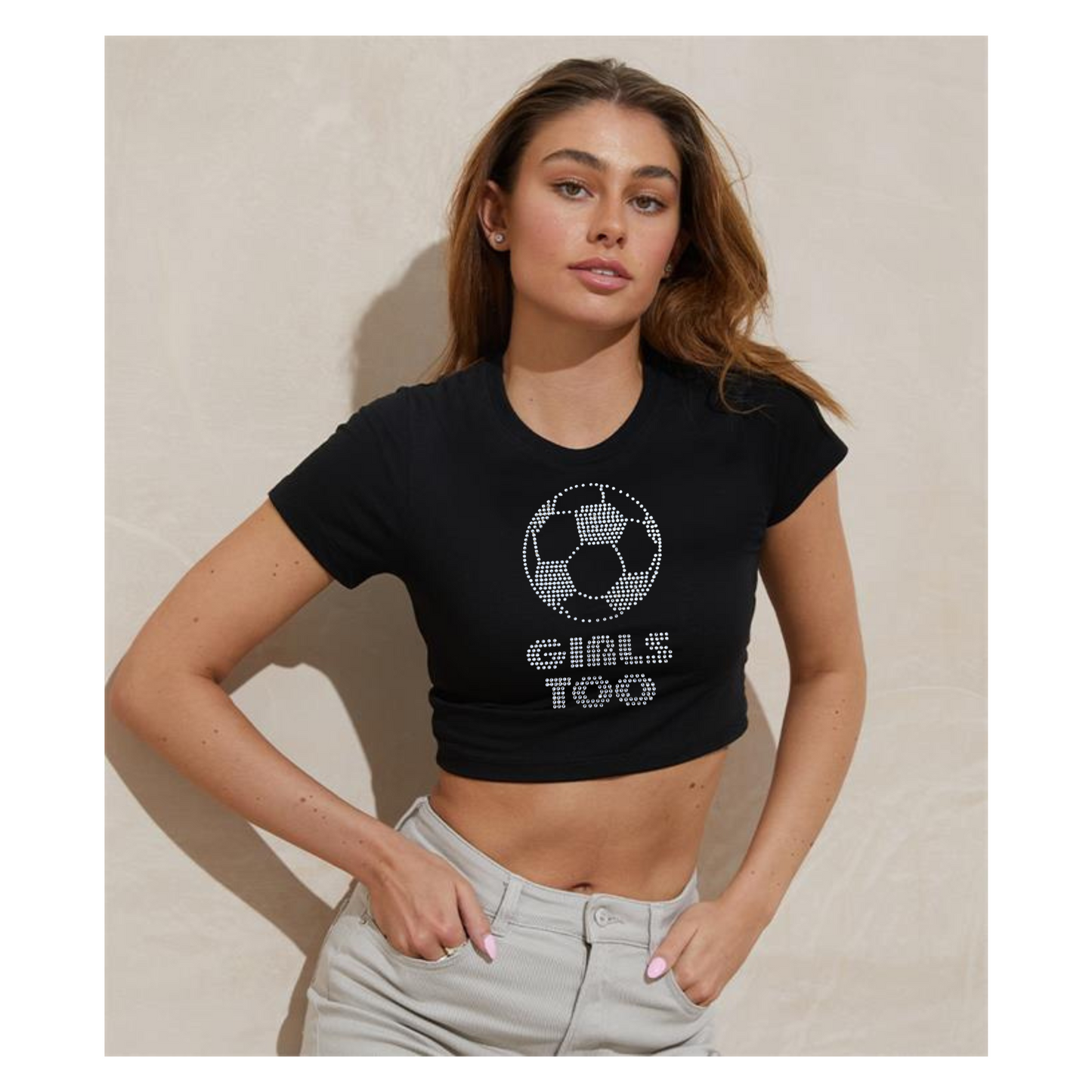 Girls Too Crop T-shirt