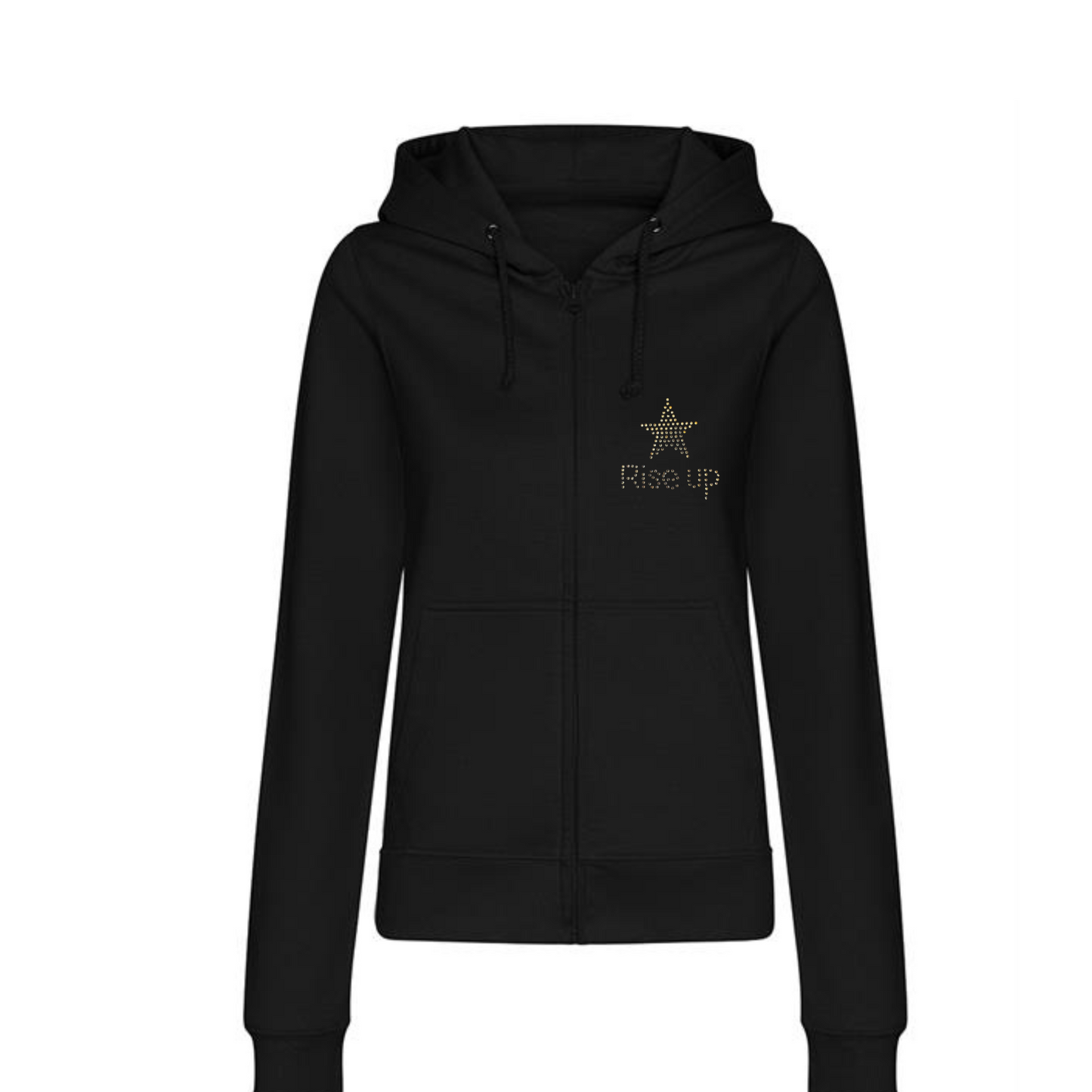 Hamilton musical theatre Rise Up double design zip hoodie