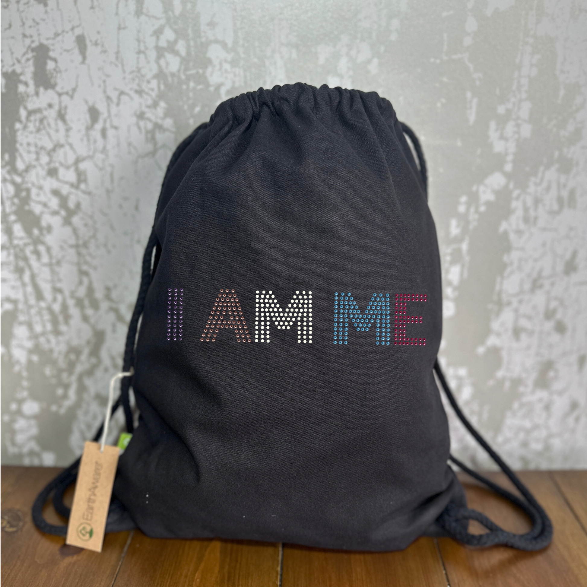 Starlight Express, I am me inspired design cotton drawstring Bag