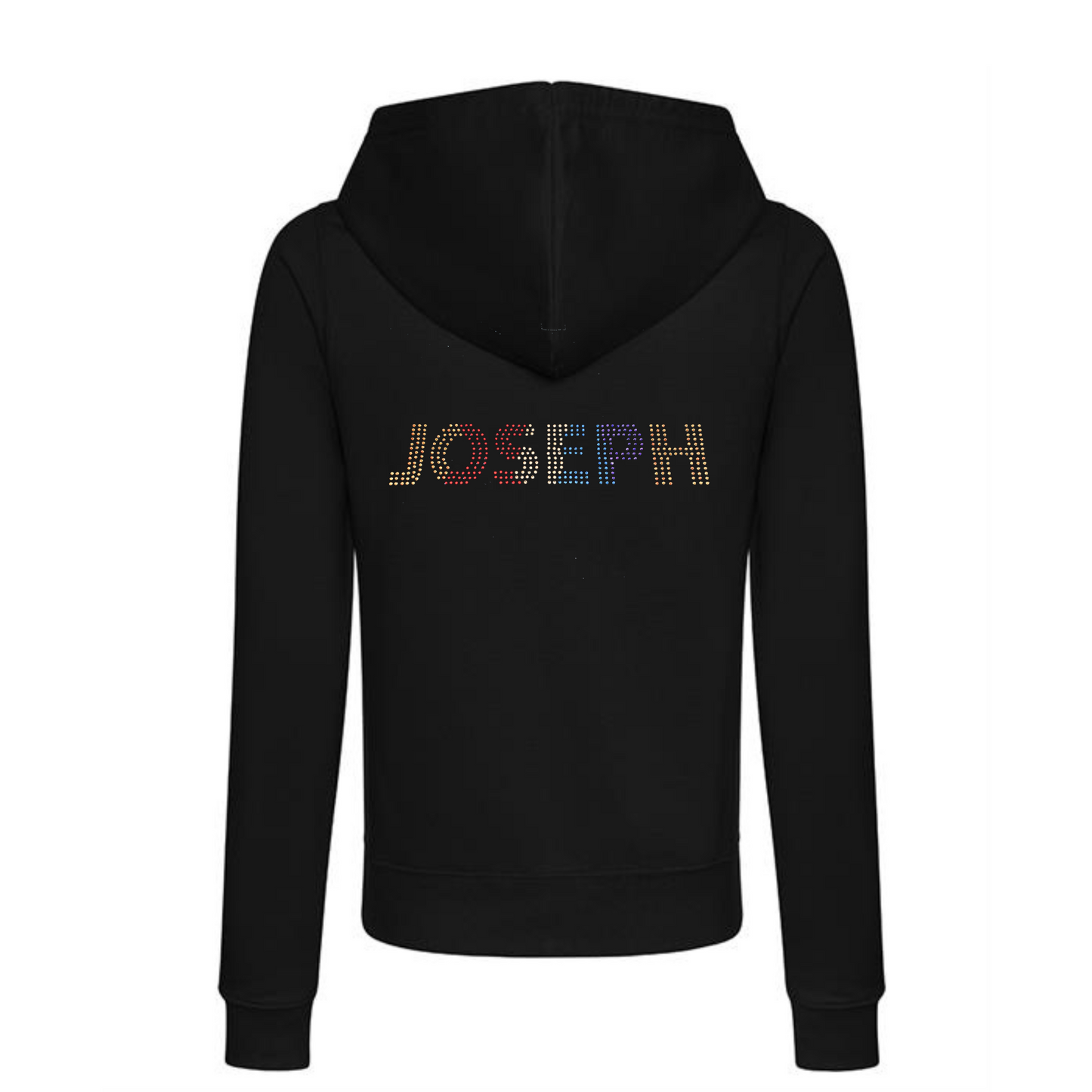 Joseph and the Amazing Technicolor Dreamcoat the musical adult zipped hoodie