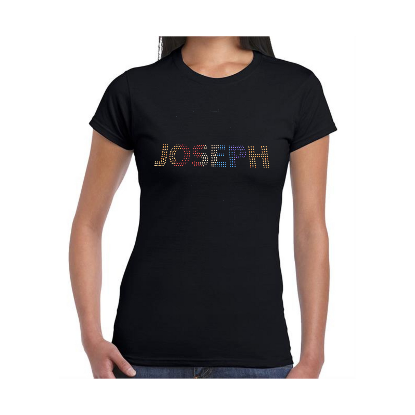 Joseph and the Amazing Technicolor Dreamcoat the musical ladies fit T shirt