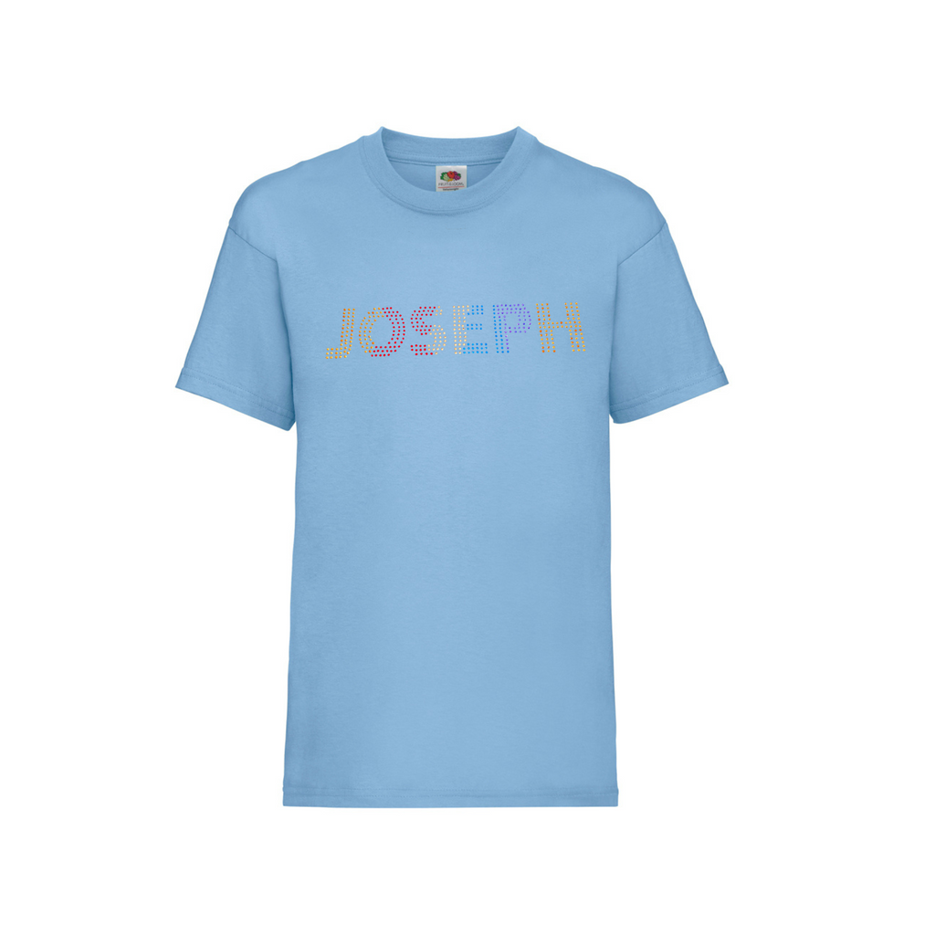 Joseph and the Amazing Technicolor Dreamcoat the musical children's T shirt