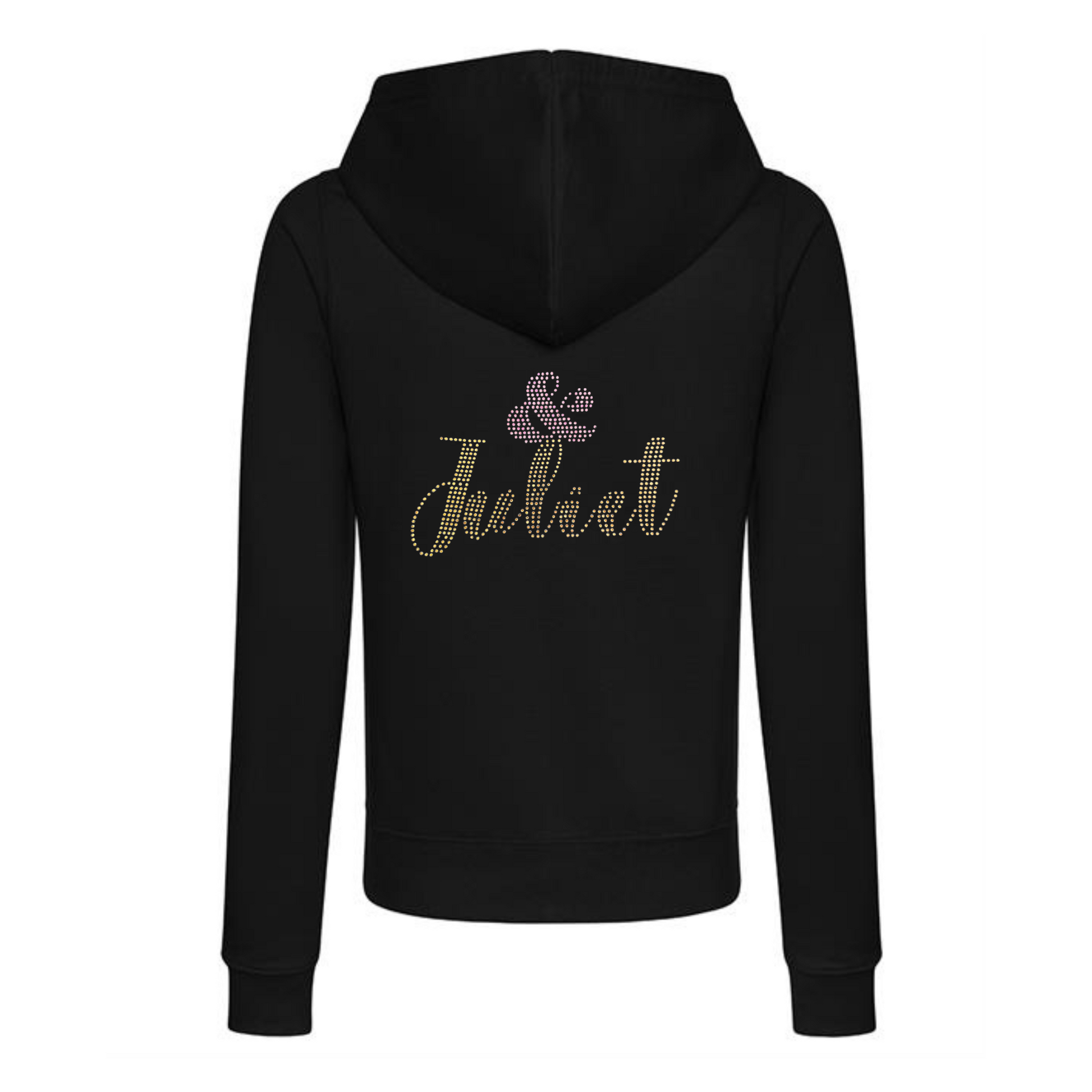 &Juliet Broadway musical double design zipped hoodie