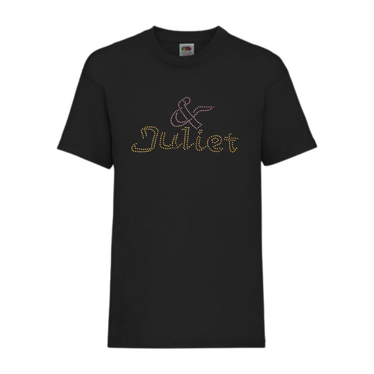 &Juliet musical theatre theatre T shirt with sparkly detail