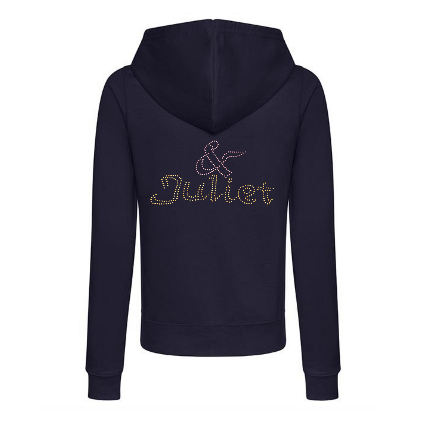 &Juliet Broadway musical double design zipped hoodie