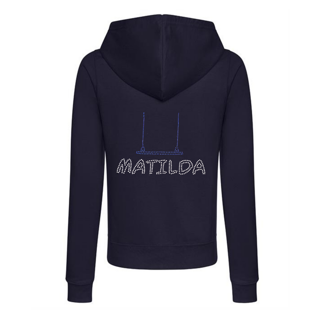Matilda Musical Zip up adult Hoodie