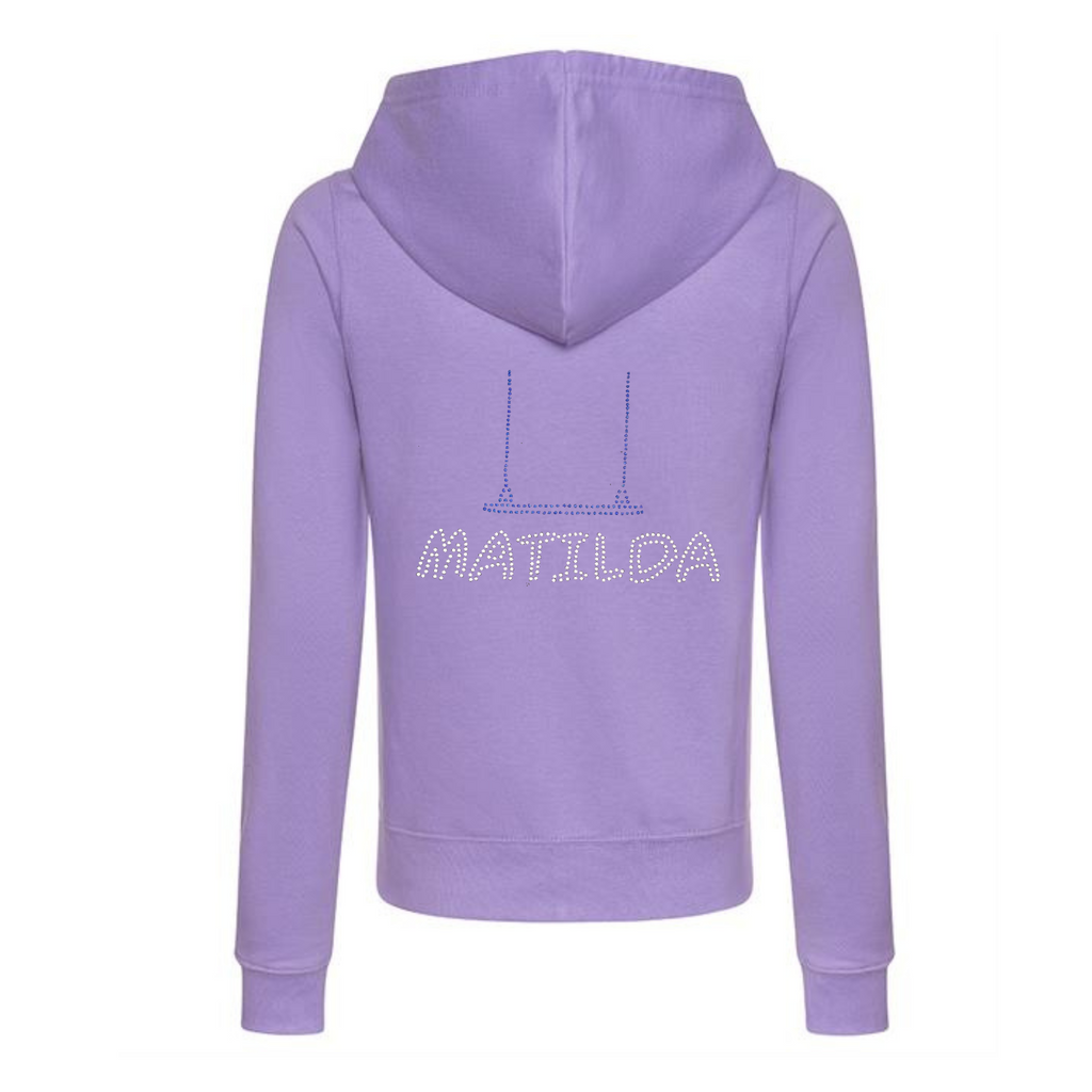 Matilda Musical Zip up adult Hoodie