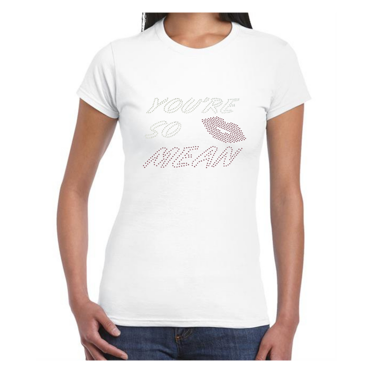 Mean Girls inspired lip design T-shirt Adult