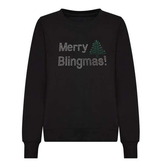Merry Blingmas Christmas sweatshirt Jumper Adult