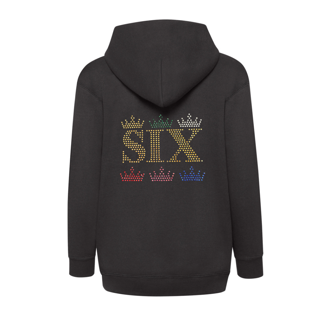 Six musical 6 crown design Hoodie Pullover Children's