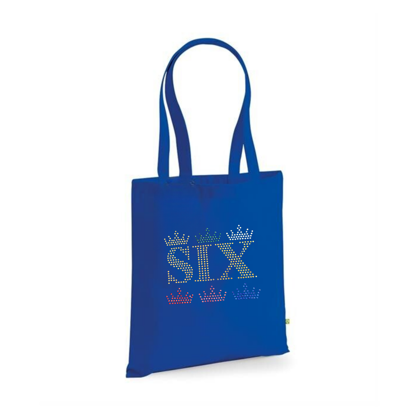 Six 6 crown design cotton Tote Bag