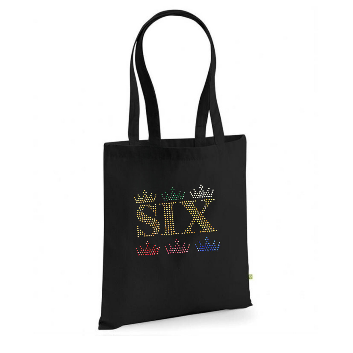 Six musical 6 crown design cotton Tote Bag