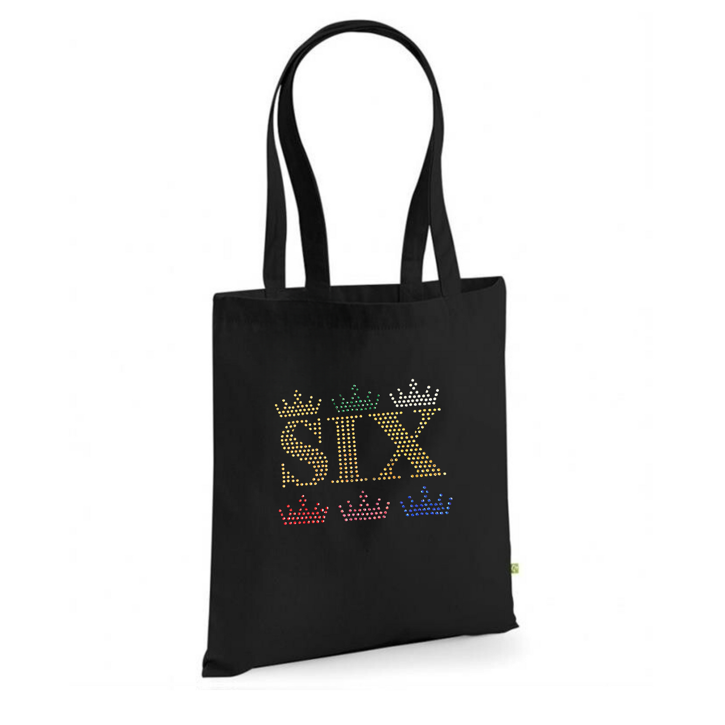 Six 6 crown design cotton Tote Bag