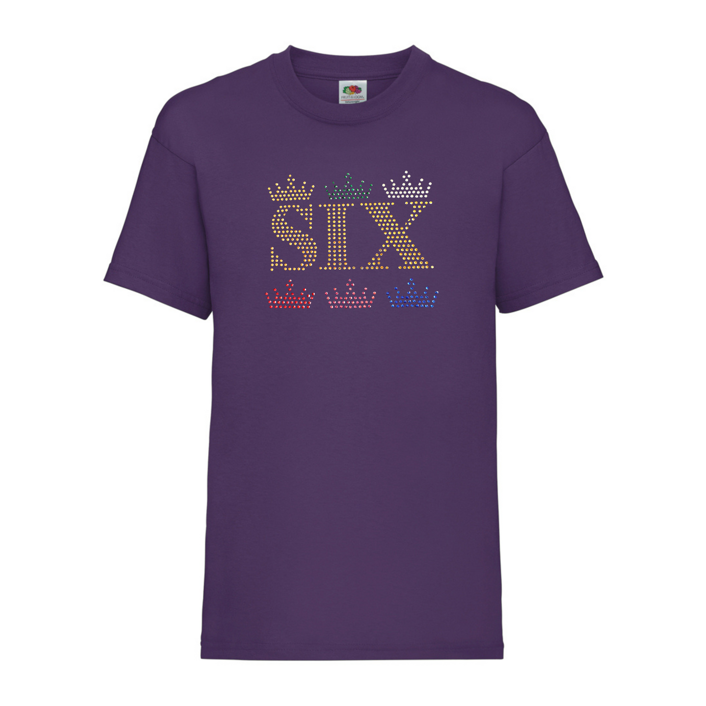 Six the musical 6 crown design T shirt
