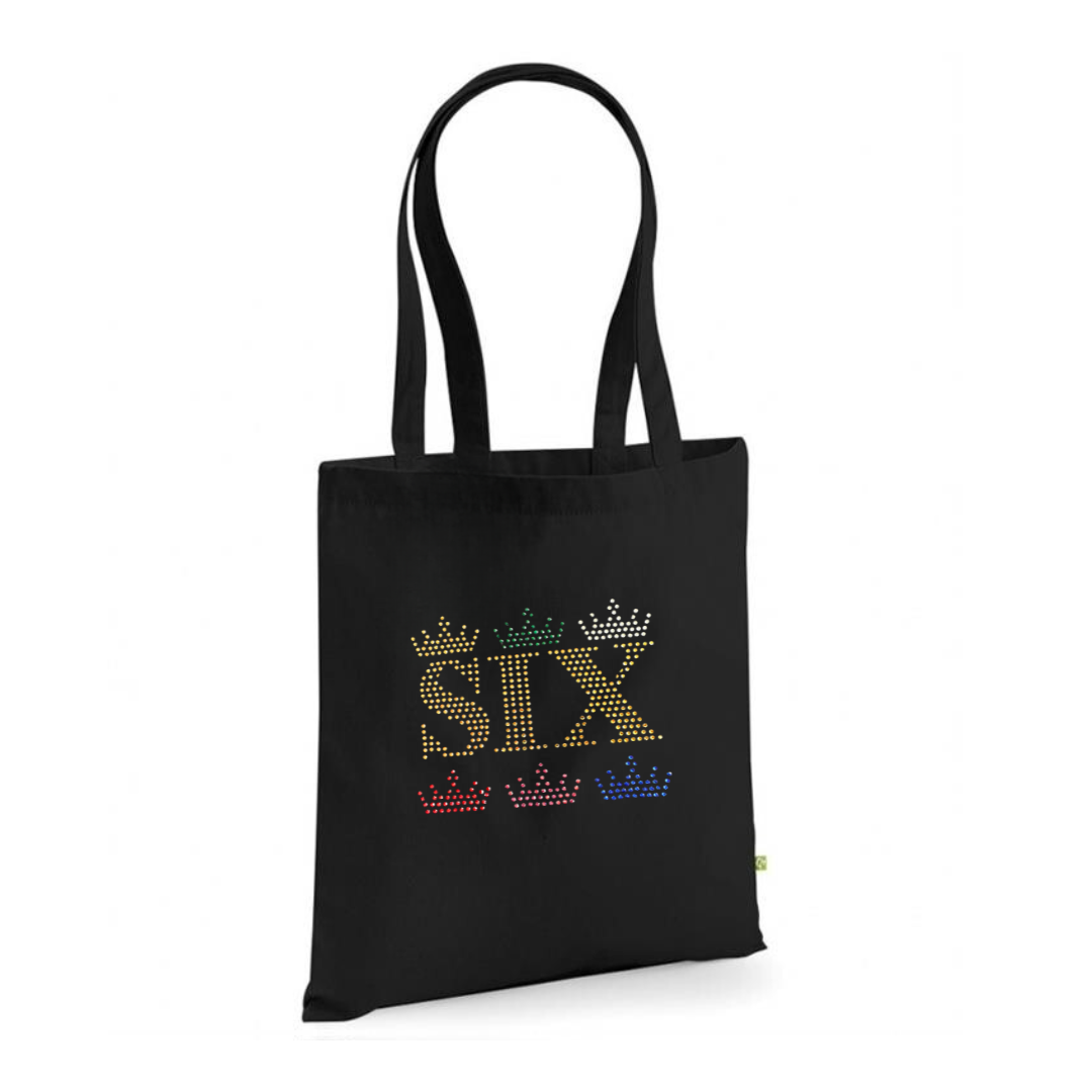 Six musical 6 crown design cotton Tote Bag