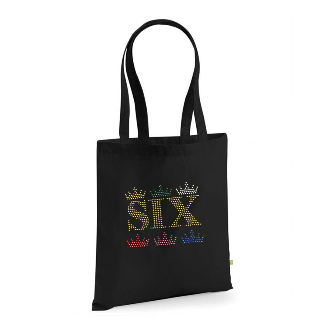 Six 6 crown design cotton Tote Bag