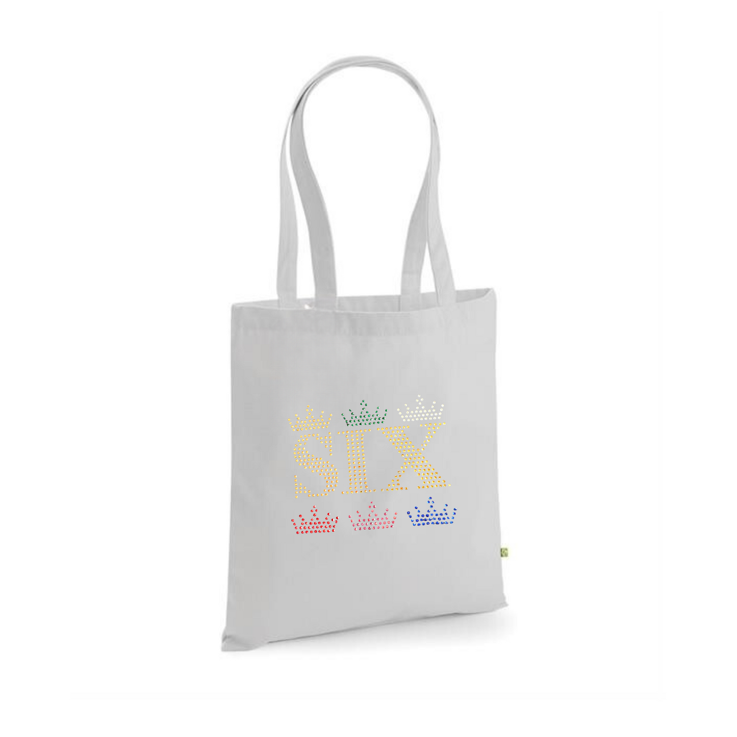 Six 6 crown design cotton Tote Bag