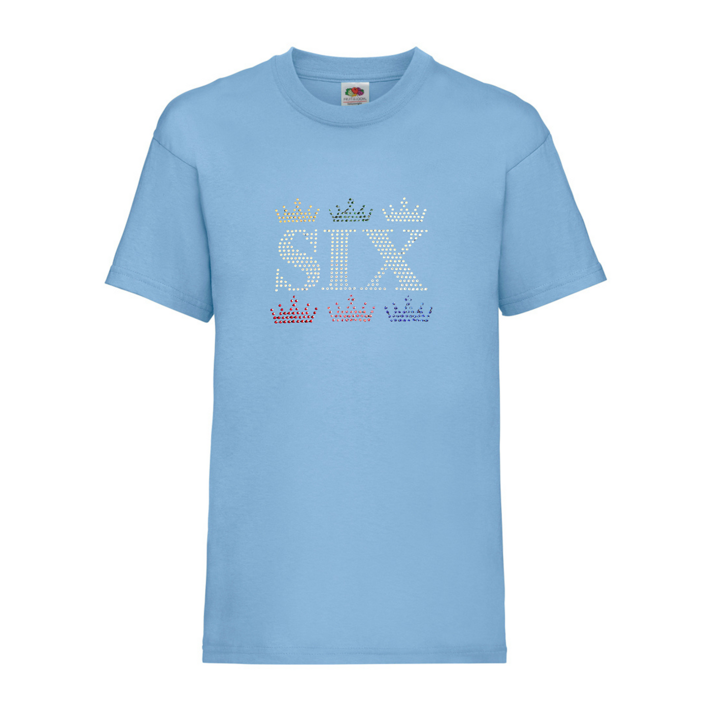 Six the musical 6 crown design T shirt