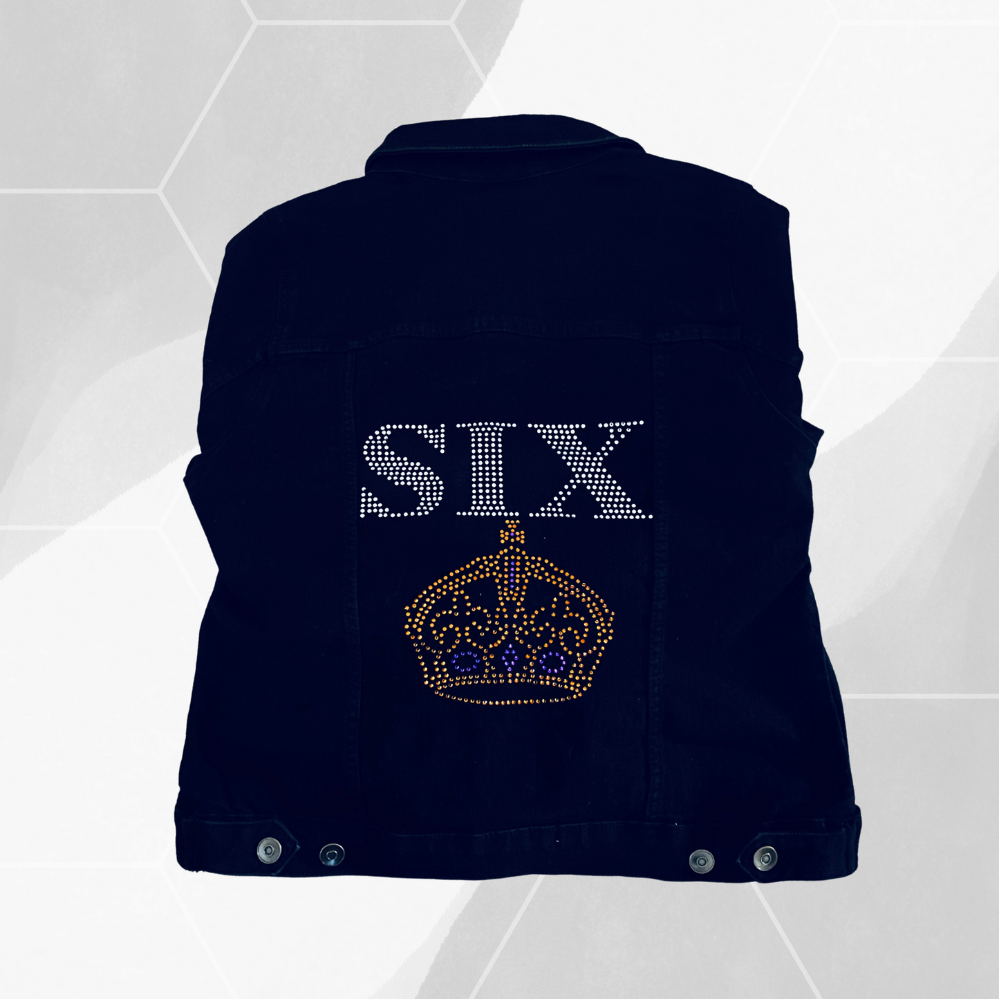 Six the musical denim jacket