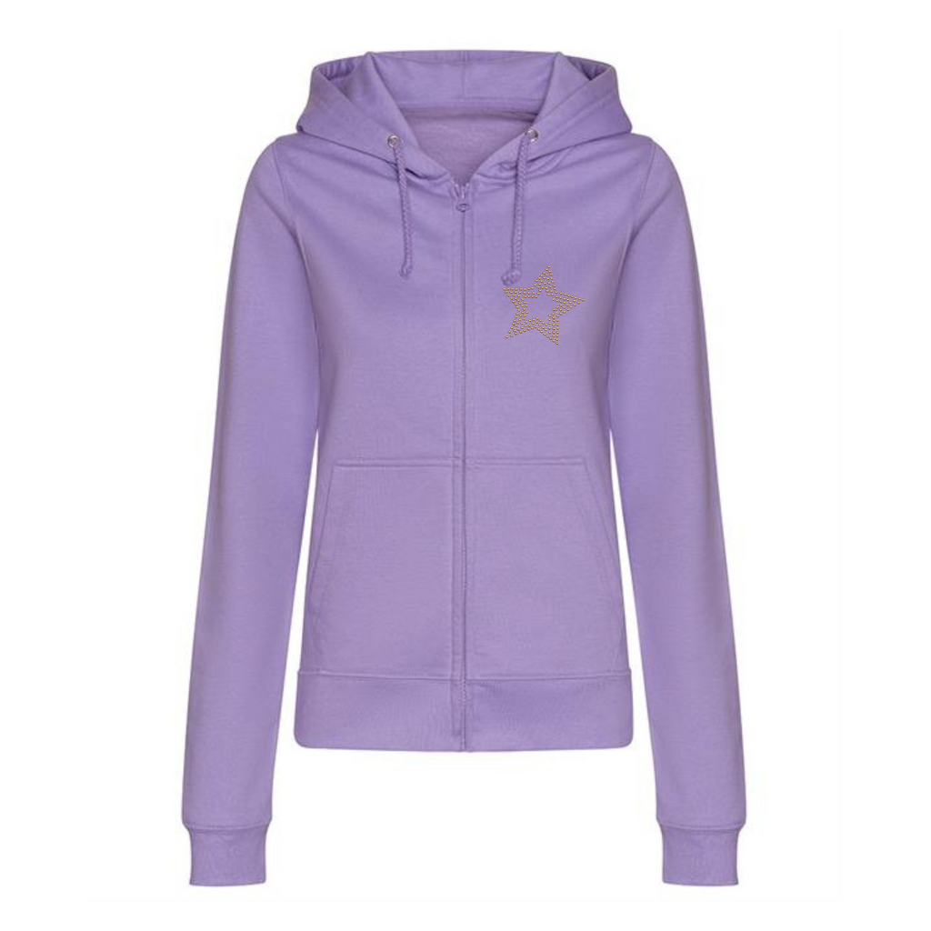 Starlight Express Zipped Hoodie Adult with design front and back