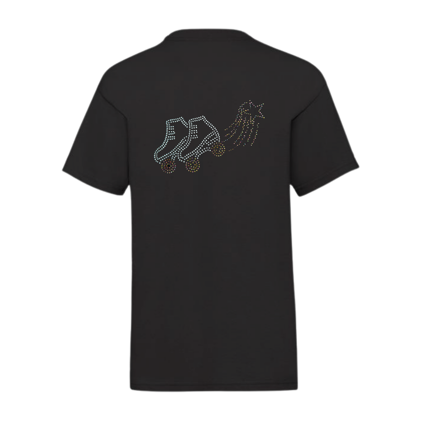 Starlight Express roller skate back detail T-shirt Children's