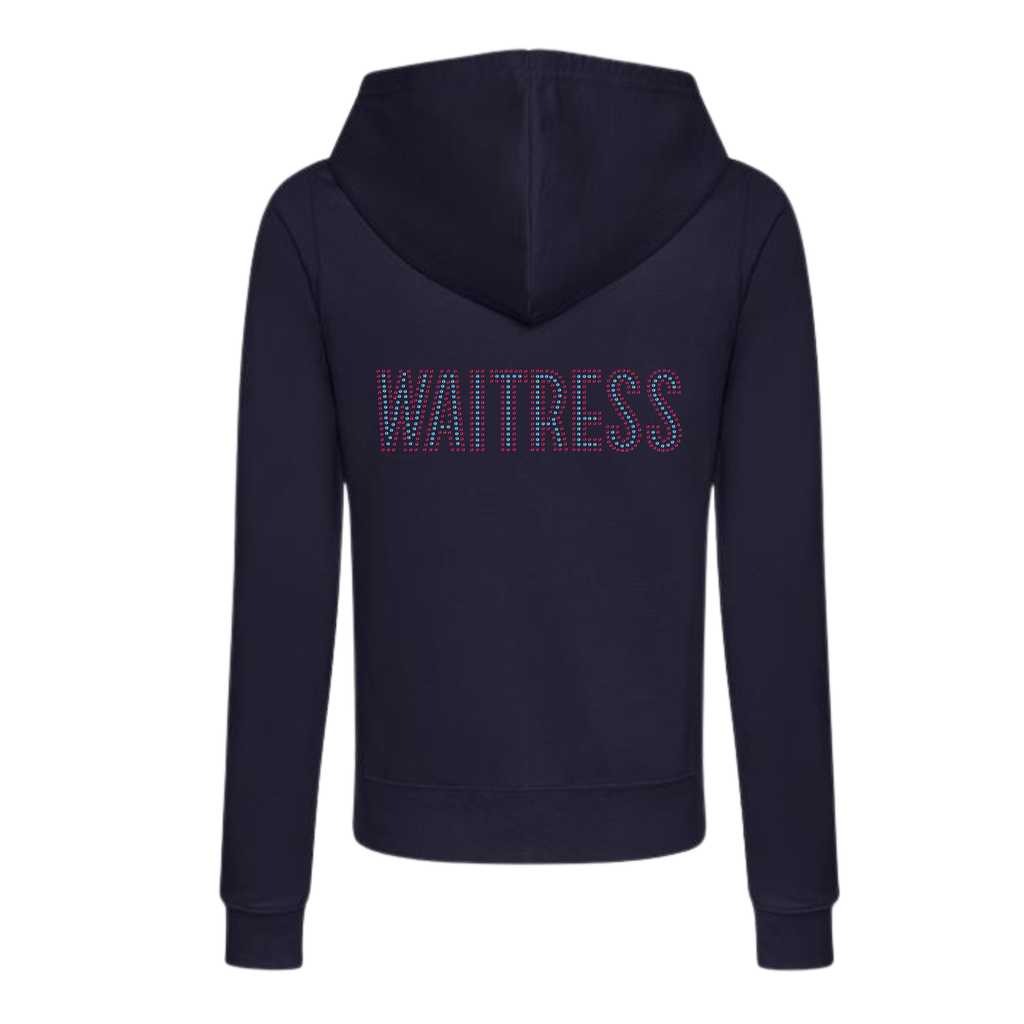 Waitress the Musical hoodie with logo, hoodies for women