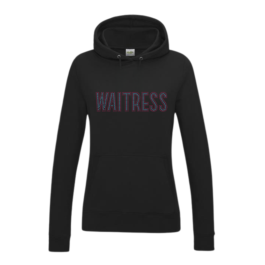 Waitress the Musical hoodie with logo, hoodies for women