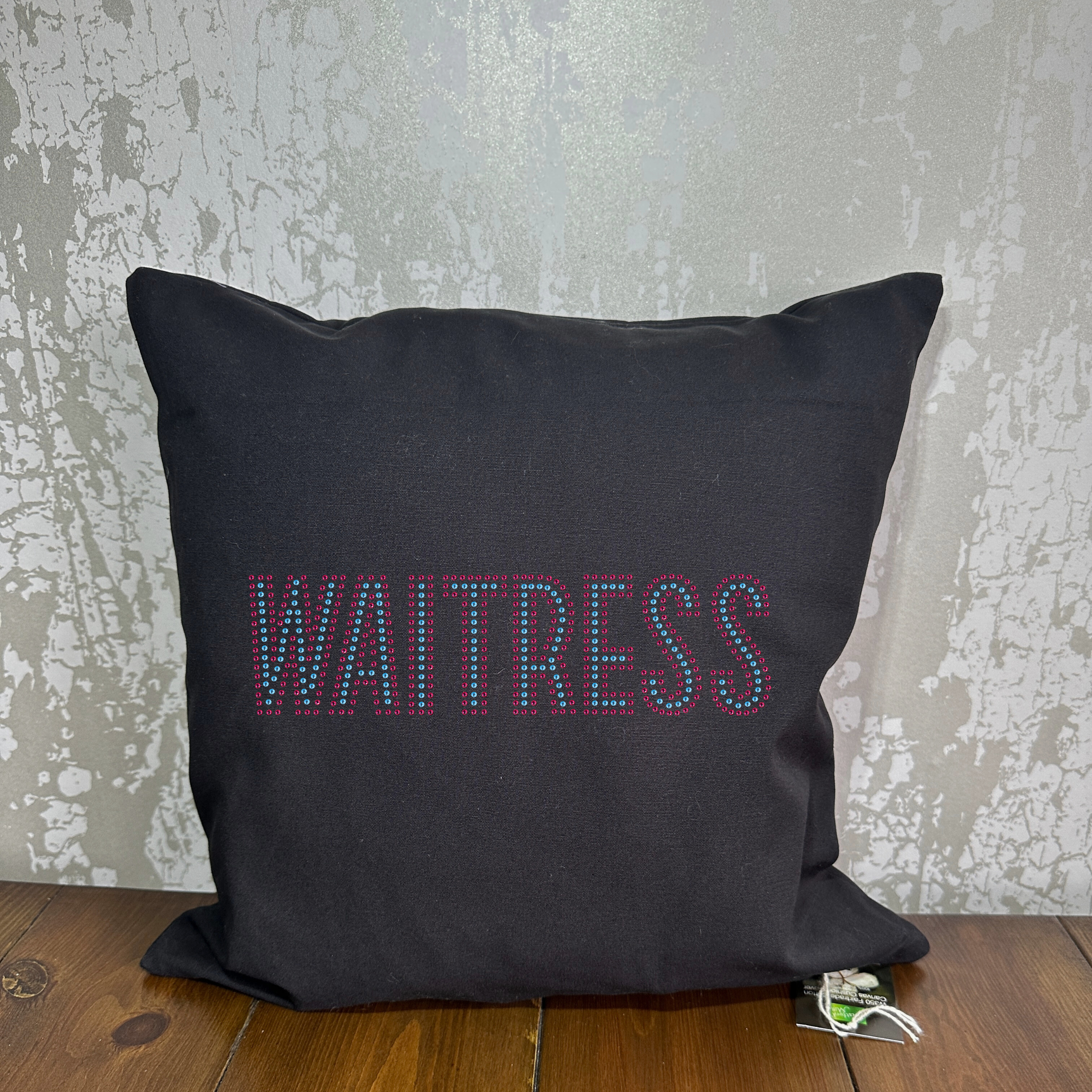 Waitress the musical cushion cover