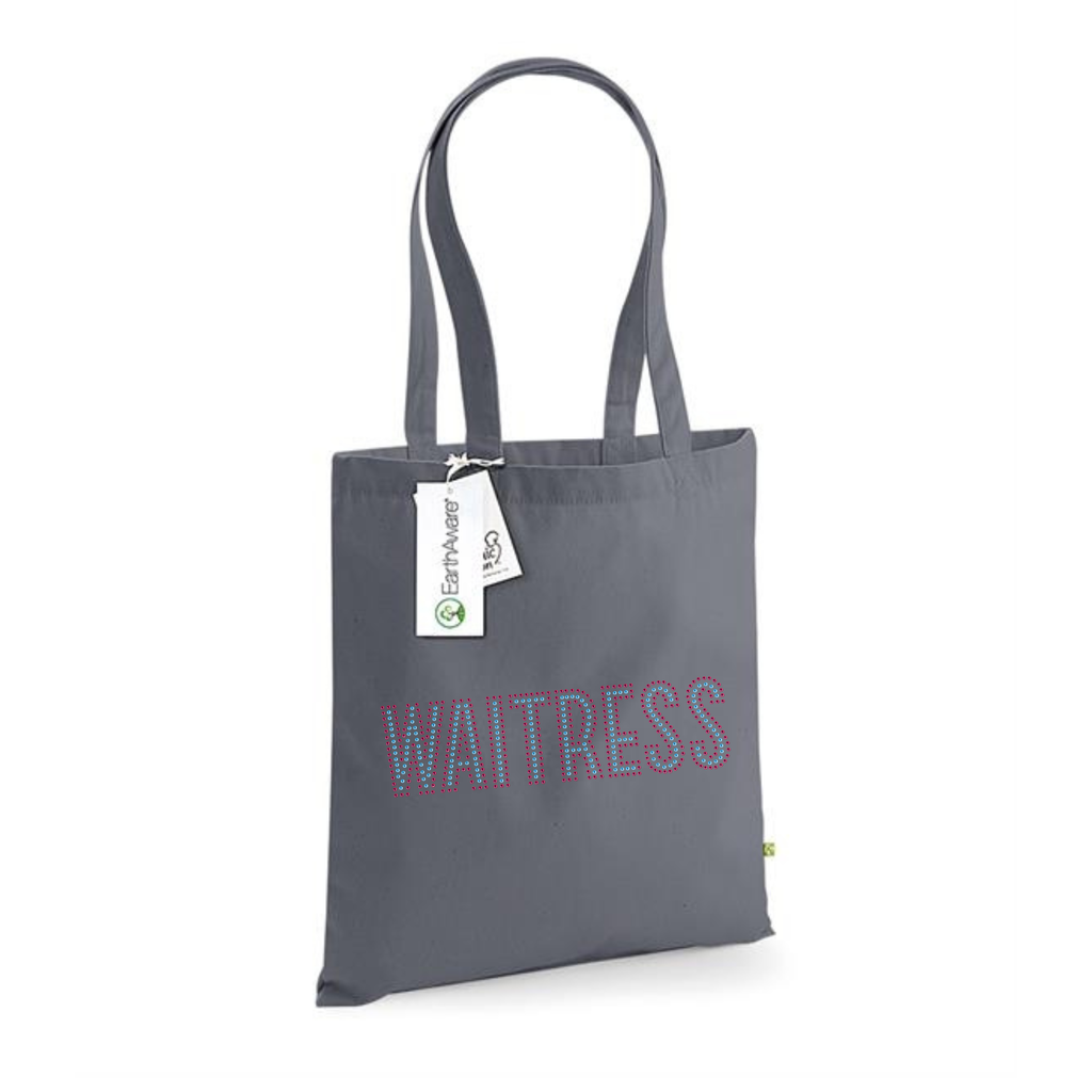 Waitress the musical, theatre tote bag, bag with logo