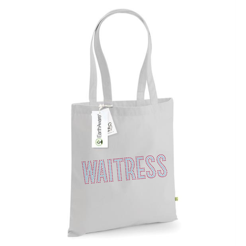 Waitress the musical, theatre tote bag, bag with logo