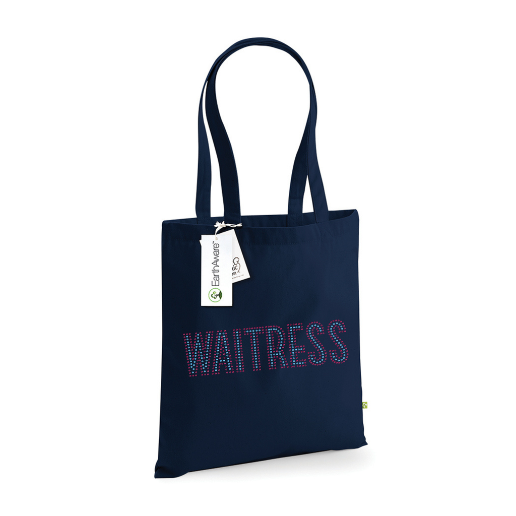 Waitress the musical, theatre tote bag, bag with logo
